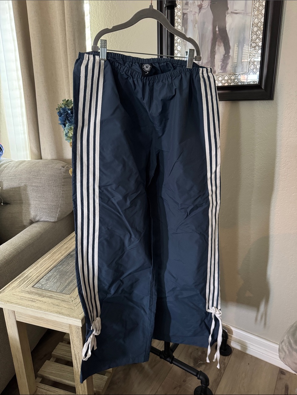 PacSun Navy and White Stripe Kids Joggers